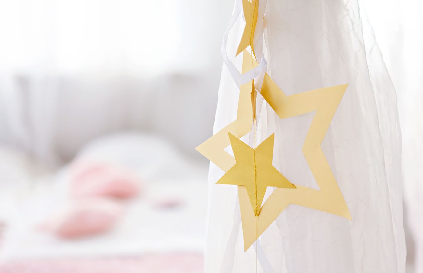 Folded paper stars
