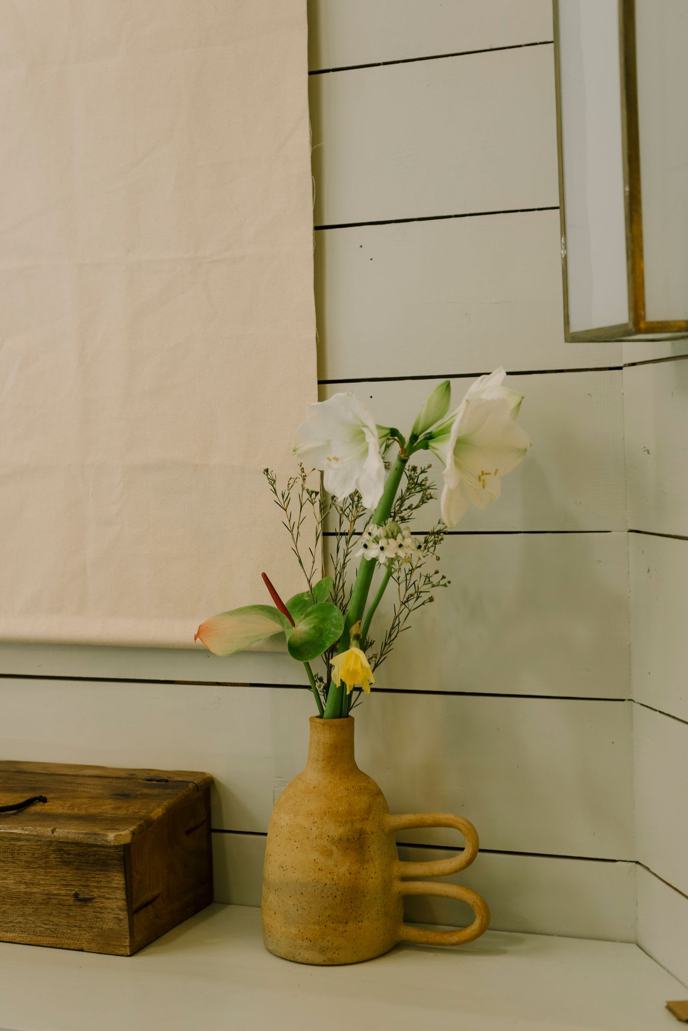 Flowers arranged in a vase